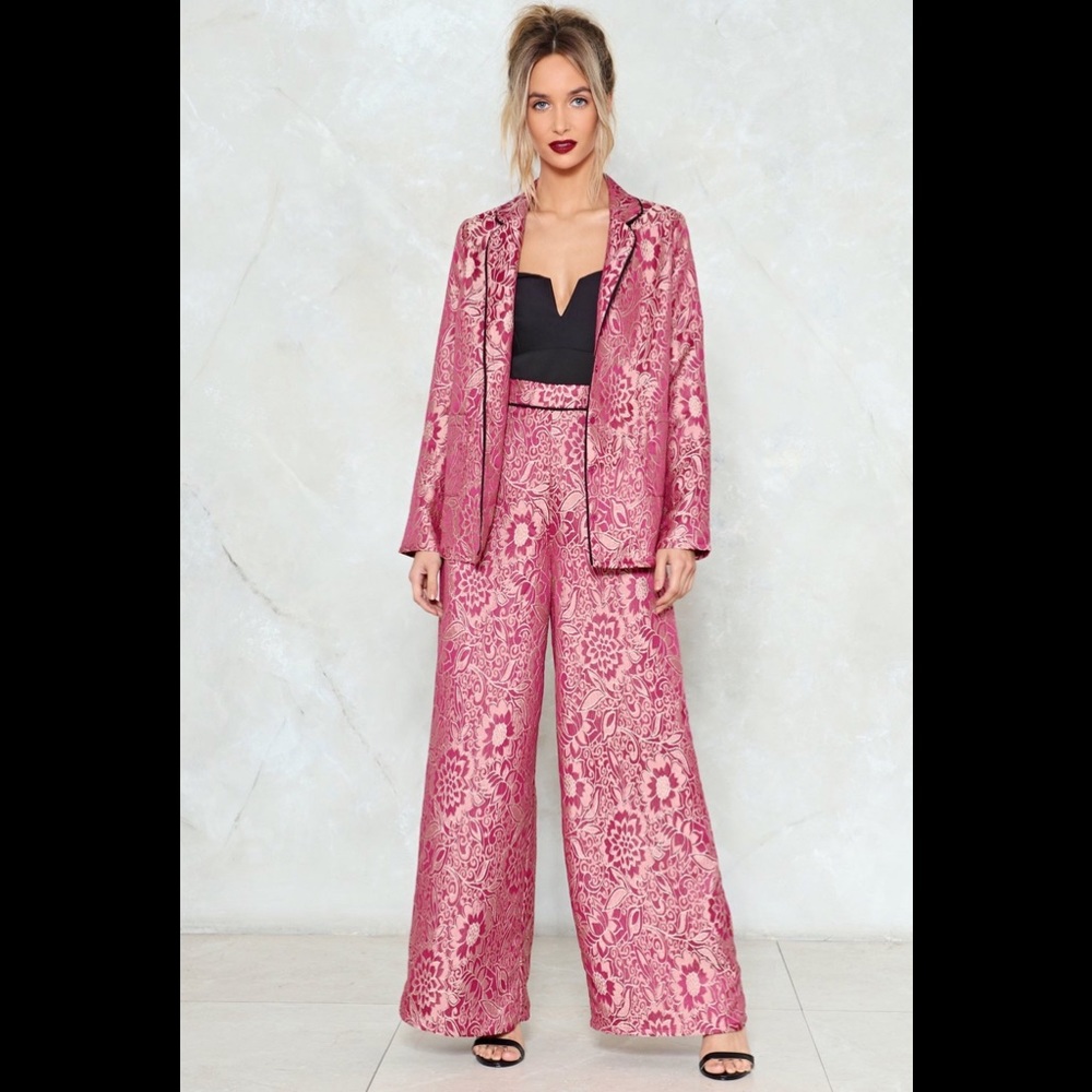 Nasty Gal Back To Jacq Pant Suit